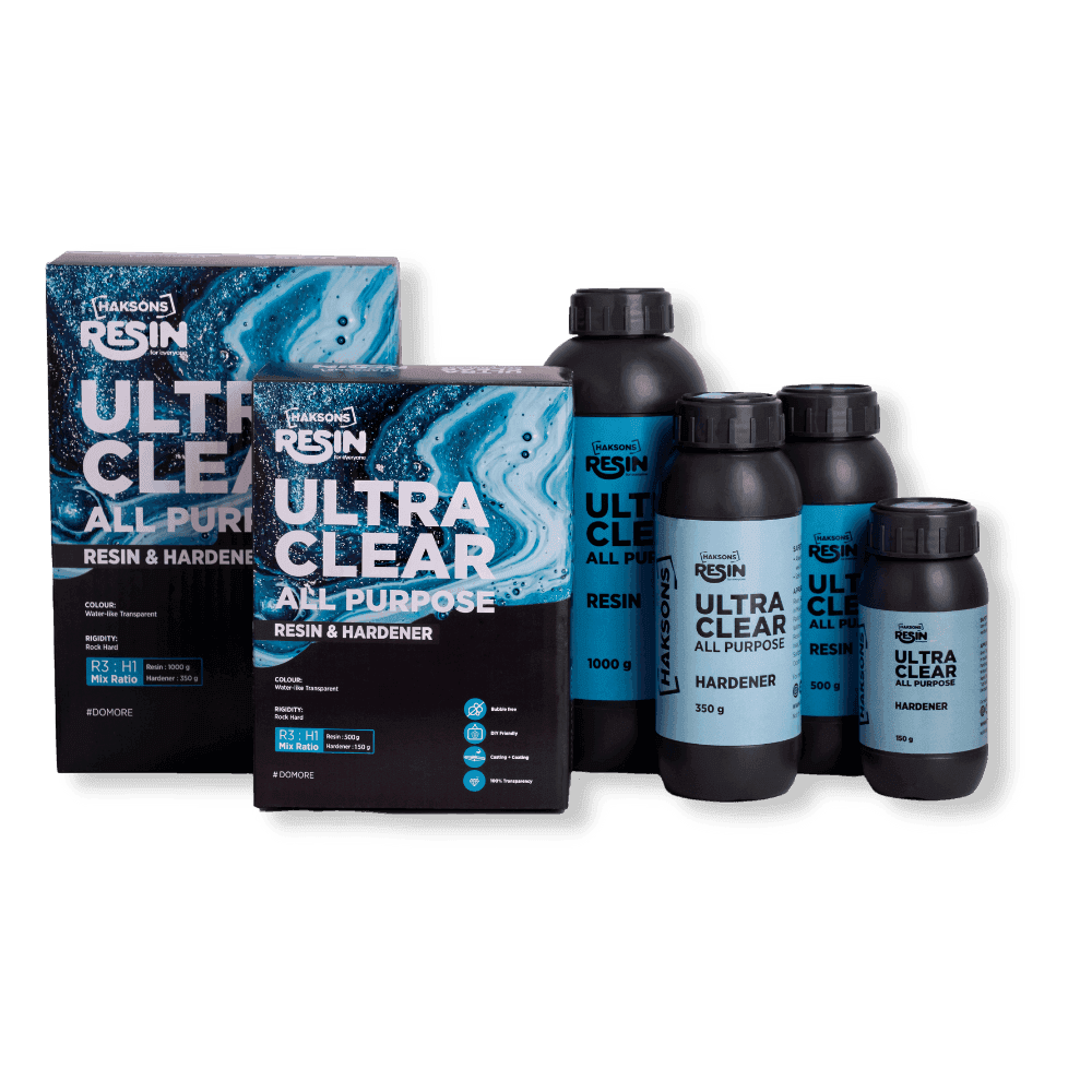 Haksons Ultra Clear All Purpose Epoxy Resin and Hardener (3:1) - BohriAli.com
