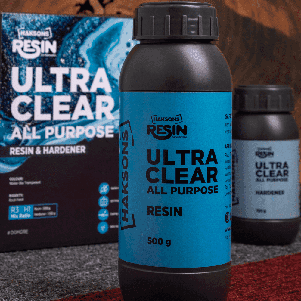Haksons Ultra Clear All Purpose Epoxy Resin and Hardener (3:1) - BohriAli.com