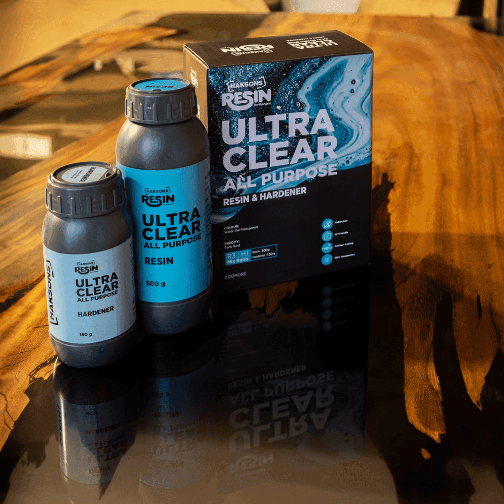Haksons Ultra Clear All Purpose Epoxy Resin and Hardener (3:1) - BohriAli.com