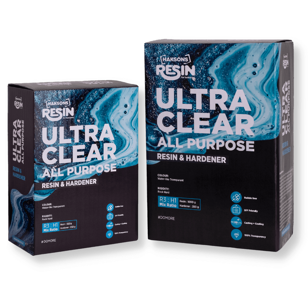 Haksons Ultra Clear All Purpose Epoxy Resin and Hardener (3:1) - BohriAli.com