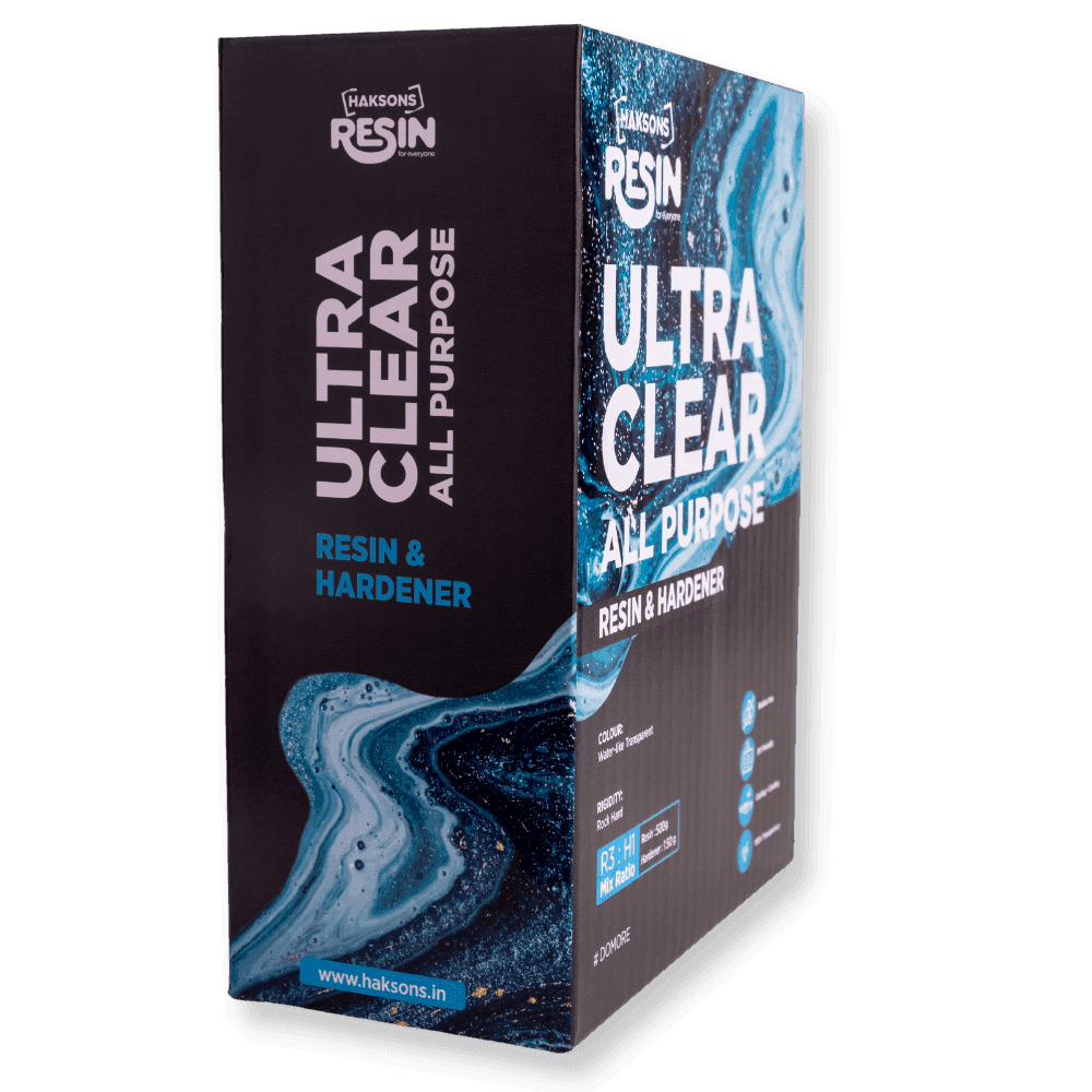 Haksons Ultra Clear All Purpose Epoxy Resin and Hardener (3:1) - BohriAli.com