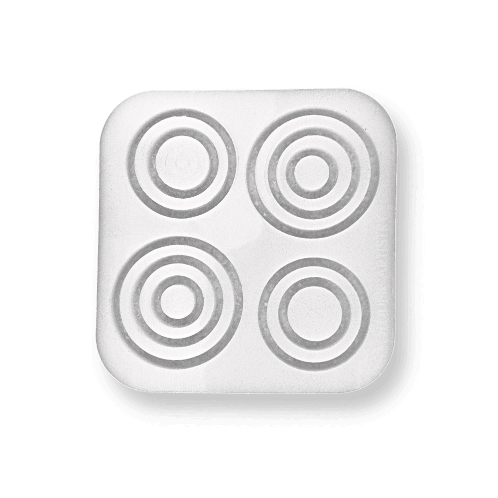 J-23 - Ringed Circle Druzy Silicone Mould - BohriAli.com
