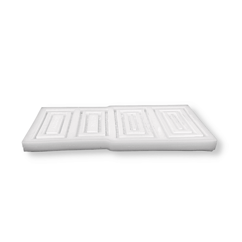J-25 - Ringed Rectangle Druzy Silicon Mould - BohriAli.com