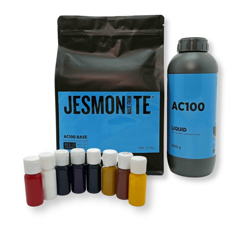 Jesmonite AC 100 + Pigments Trial Pack of 8 - BohriAli.com