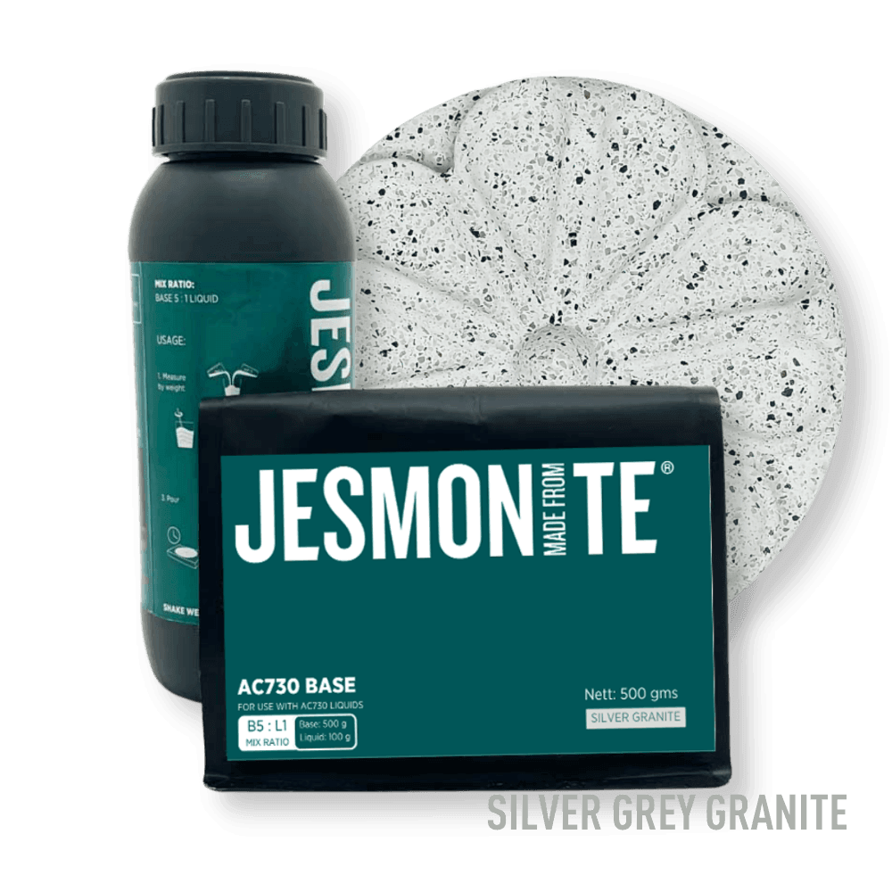 Jesmonite AC 730 - Silver Grey Granite - BohriAli.com