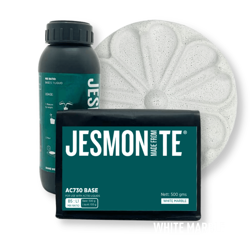 Jesmonite AC730 - White Marble - BohriAli.com