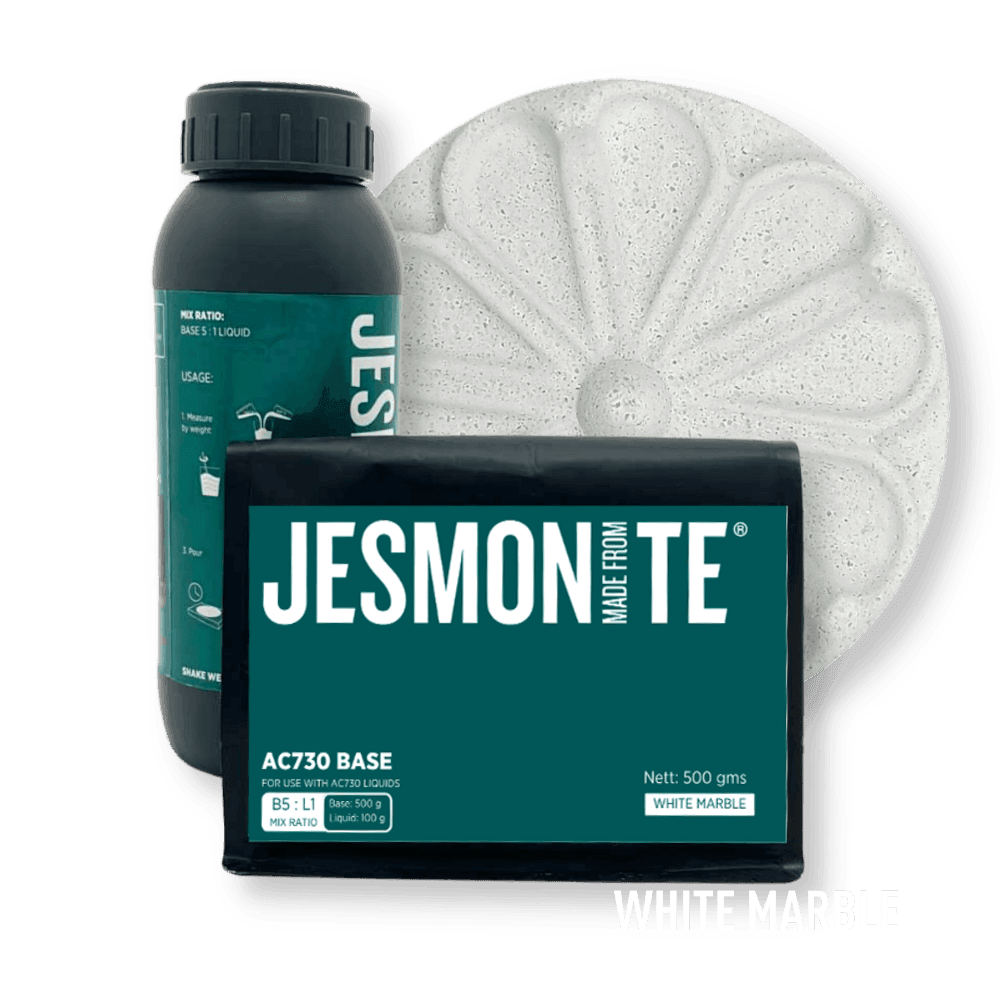 Jesmonite AC 730 - White Marble - BohriAli.com