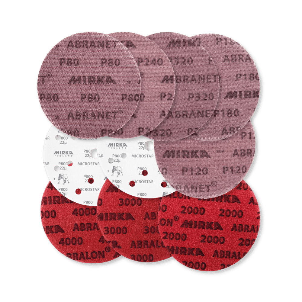 Mirka Sand Paper Kit for Resin and Wood 80 4000 Grit