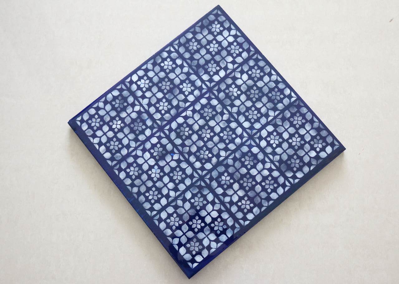 Tile Effect on Wood with Resin | A DIY Tutorial - BohriAli.com
