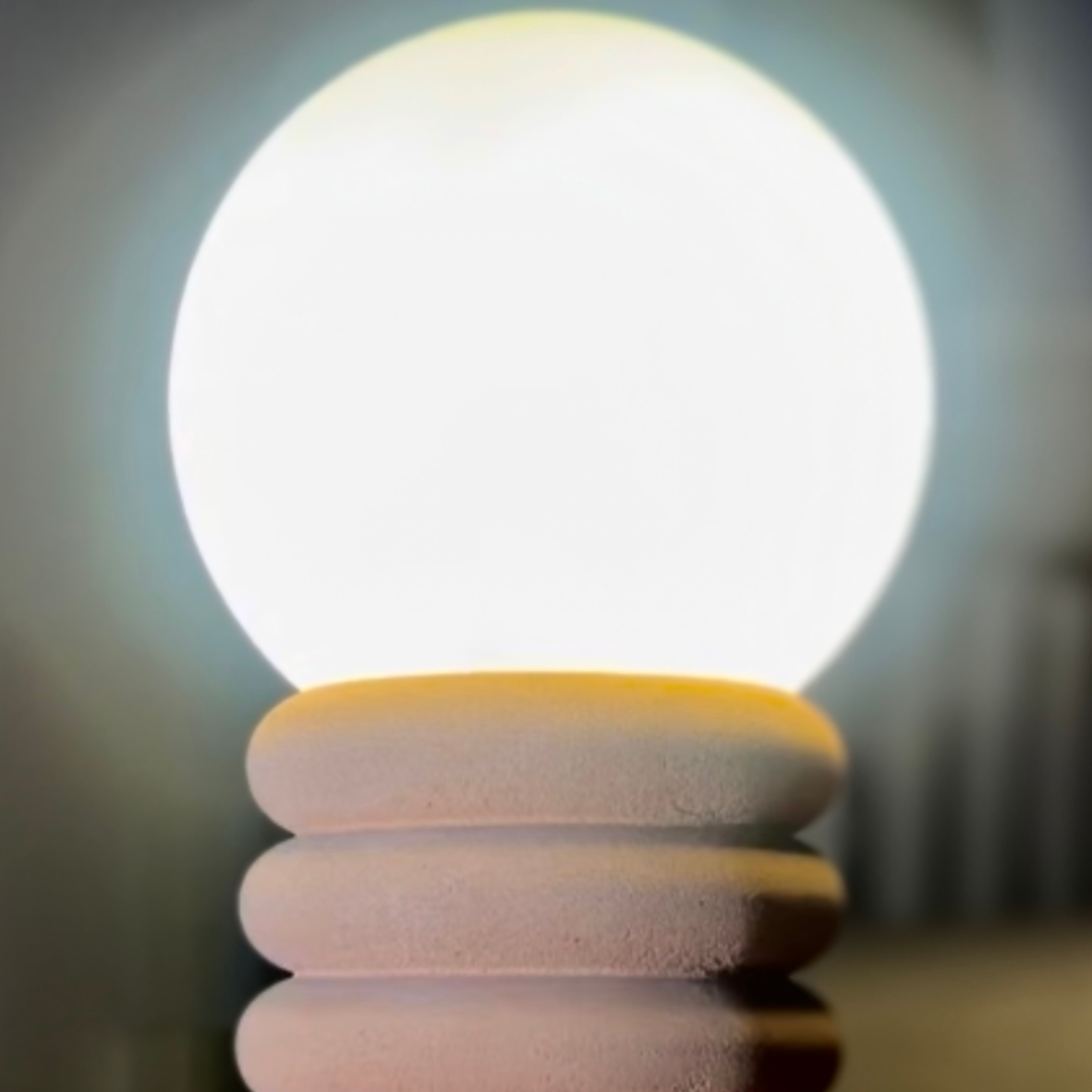 #17 Terracotta Halo Lamp