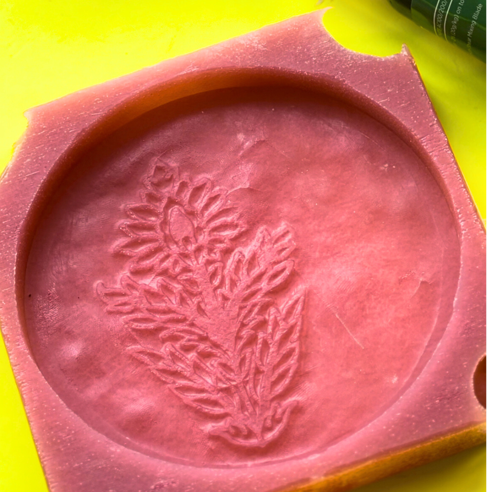 #64: Mehendi Imprint Coaster MoUld