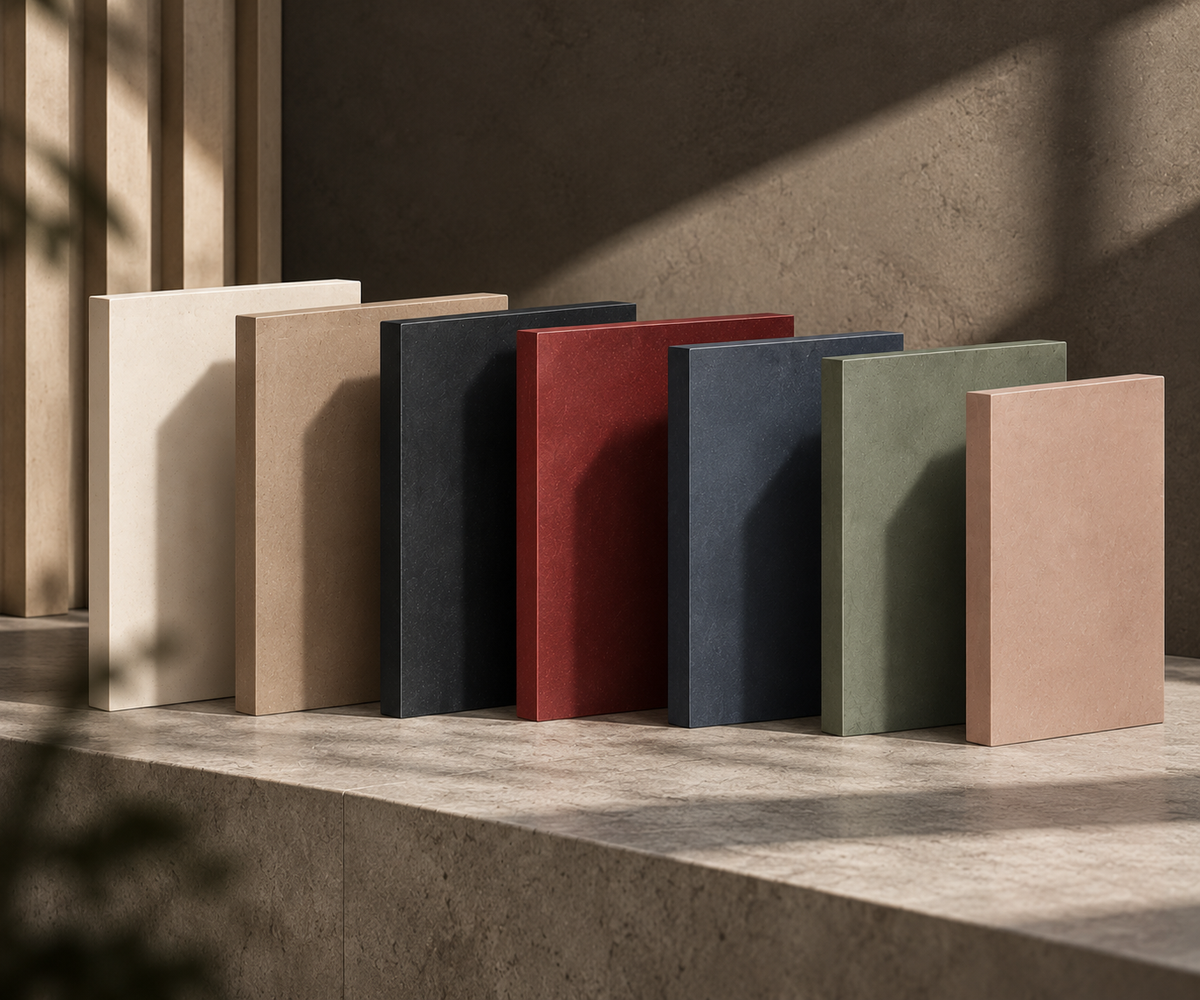 Coloured decorative casting — concept photography