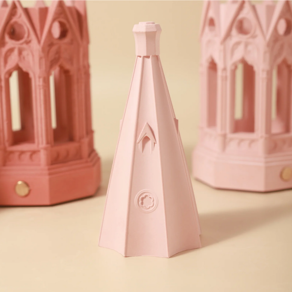 Boowan Nicole:Gothic Revival Architecture Dimmable Rechargeable Table Lamp Silicone Mold and Accessories