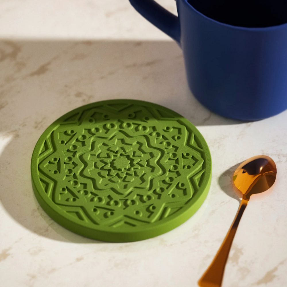 Boowan Nicole: Pattern Concrete Coaster Silicone Mold