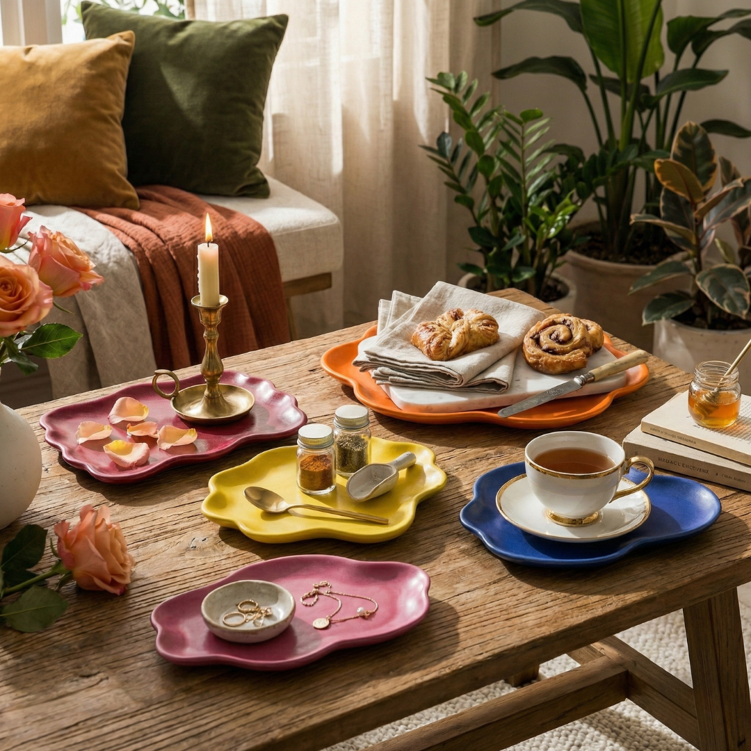 Wavy Edge Collection Silicone Moulds |  For Concrete | Jesmonite®️| Resin