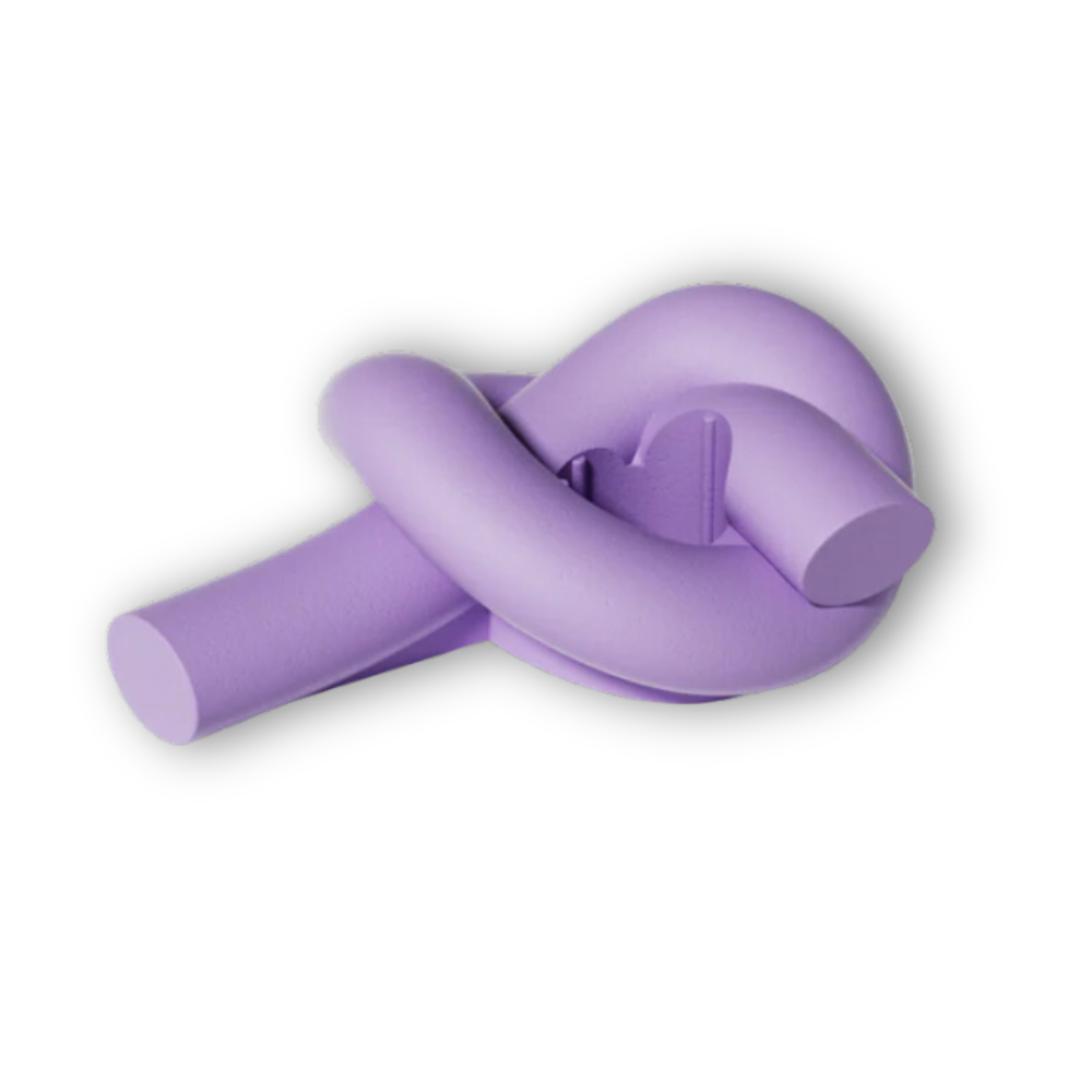 Boowan Nicole: Knot Shape Taper Candle Holder Silicone Mould