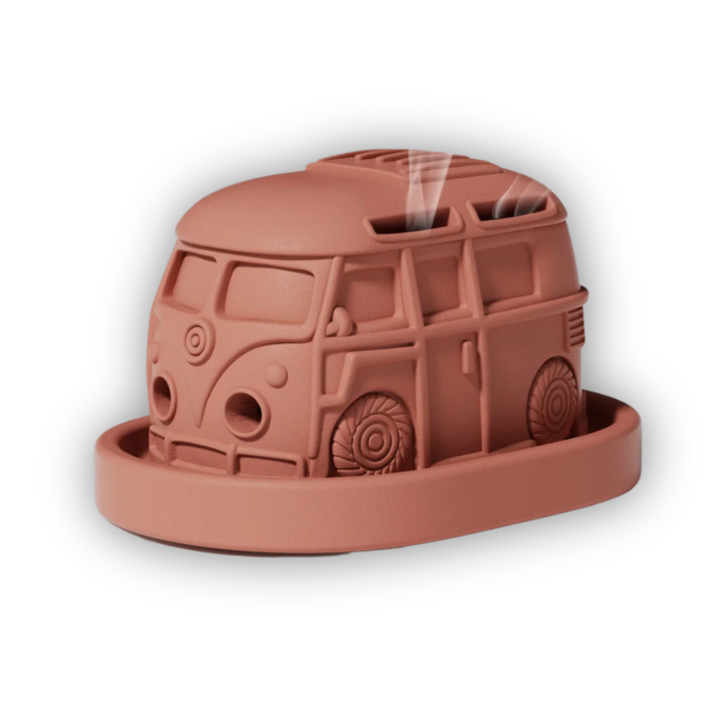 Boowan Nicole: Kombi Vintage Camper Van Incense Burner Silicone Mold