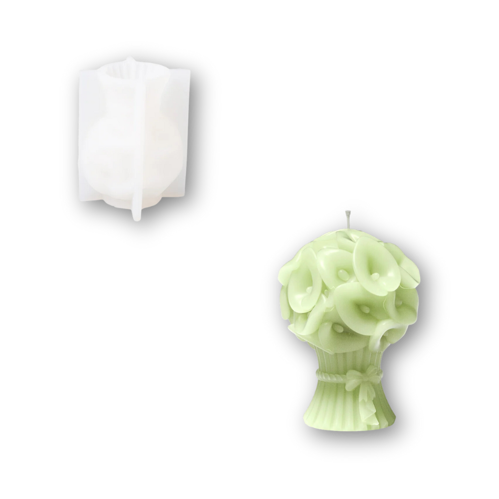 Boowan Nicole: Bouquet Flourishing Candle Silicone Mould Collection