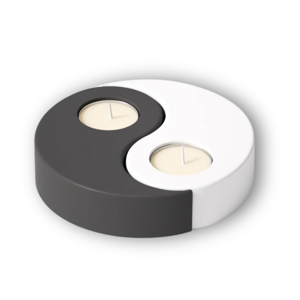 Boowan Nicole: Yin Yang Tealight Candle Holder Silicone Mold