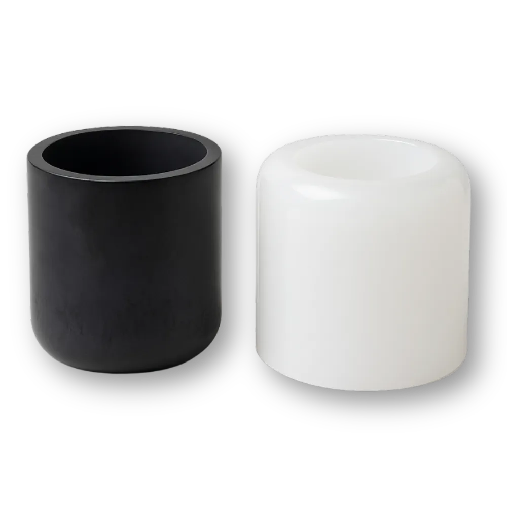Tall Rounded Cyliner Planter Silicone Mould