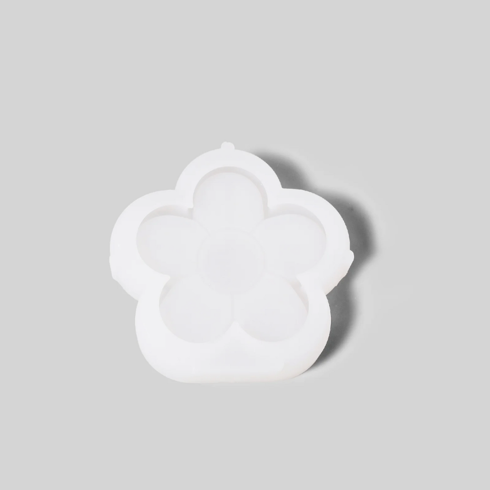 Kishkreations X Boowan Nicole:  Gentle Flora Blossom Rimmed Tray Silicone Mold