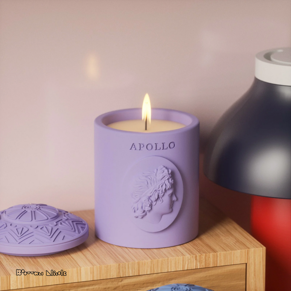 Boowan Nicole: APOLLO Candle Jar Silicone Mould