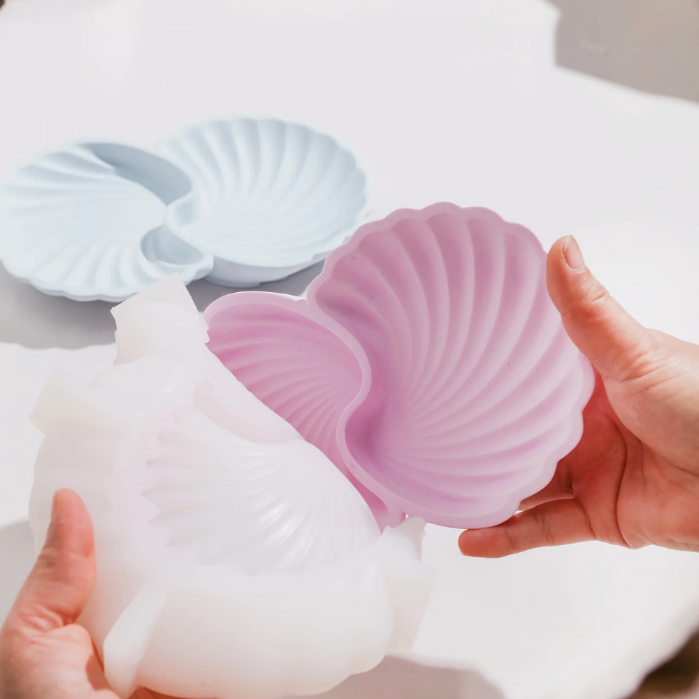 Boowan Nicole: Mystic Seashell Tray Silicone Mold