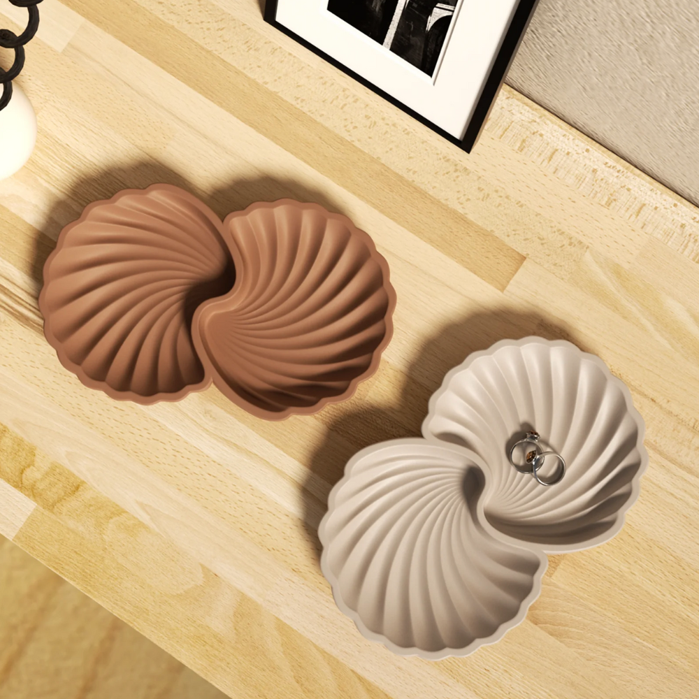 Boowan Nicole: Mystic Seashell Tray Silicone Mold