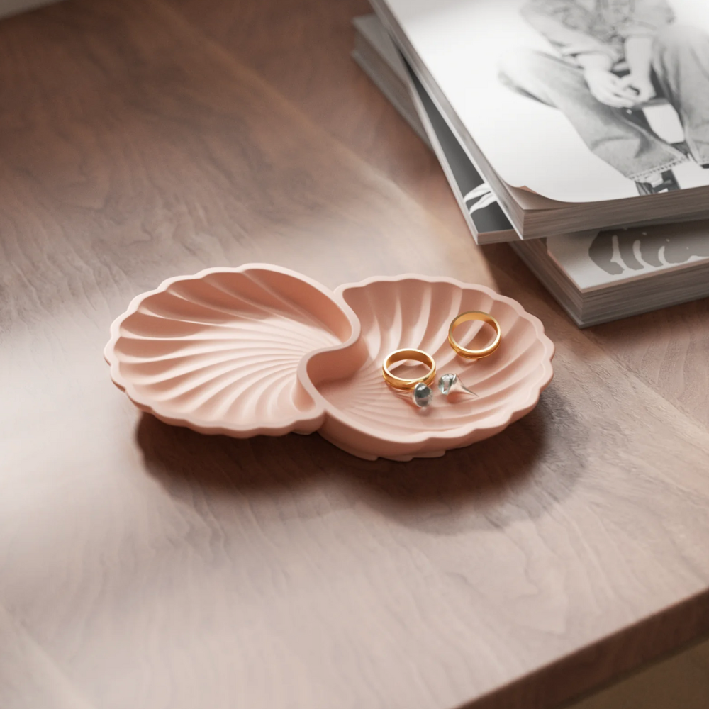 Boowan Nicole: Mystic Seashell Tray Silicone Mold