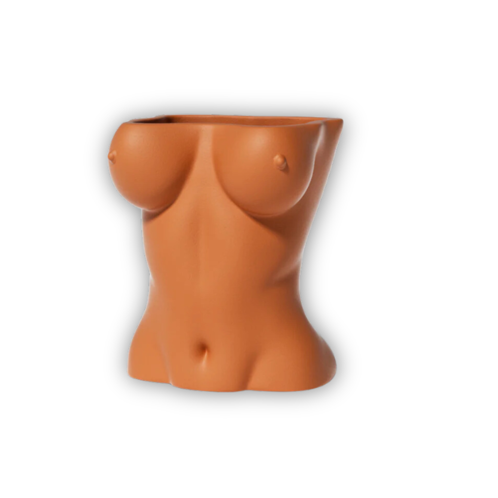 Boowan Nicole: Female Body Concrete Silicone Plant Mold