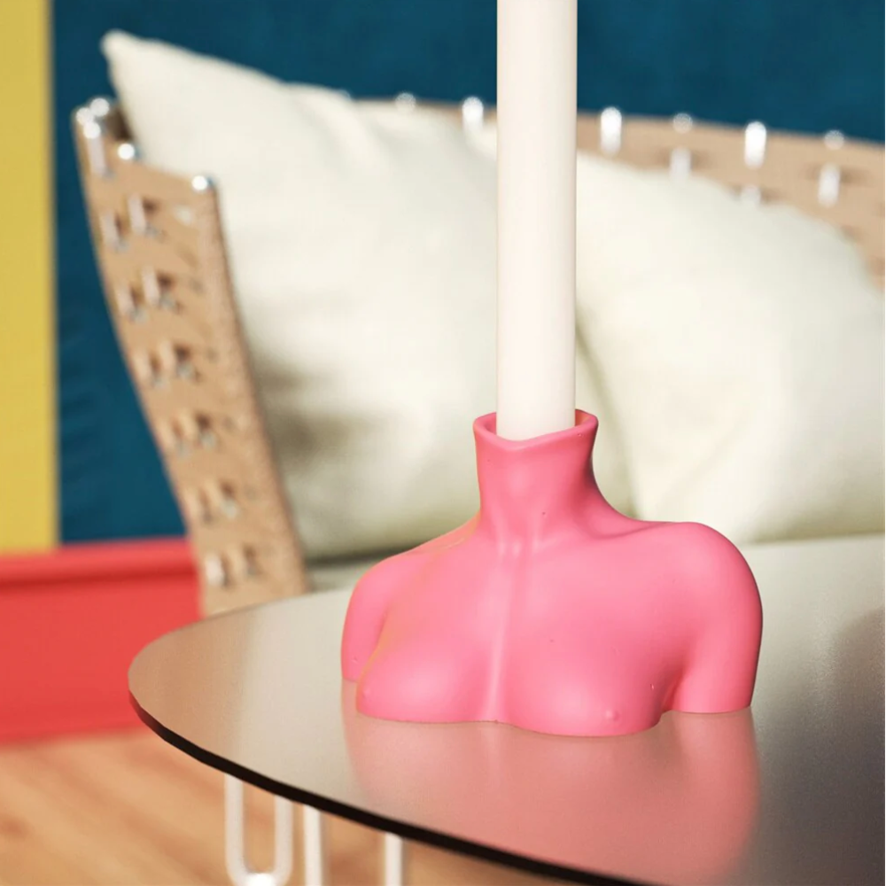 Boowan Nicole: Sexy Body Taper Candle Holder Silicone Mold