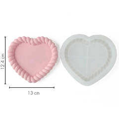 Twisted Rope Edge Tray Silicone Mould Set (5 Shapes) |  For Concrete | Jesmonite®️| Resin