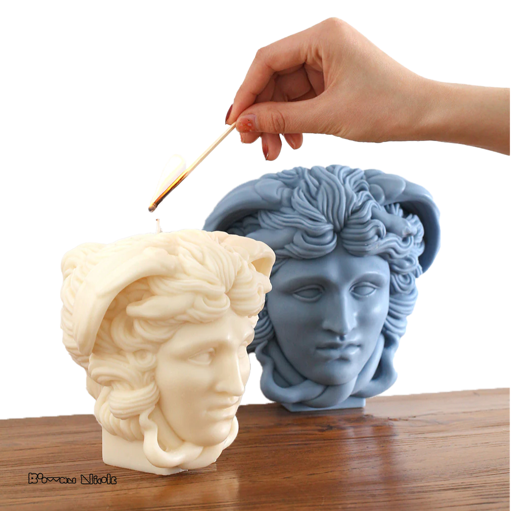 Boowan Nicole: Medusa Candle Silicone Mould