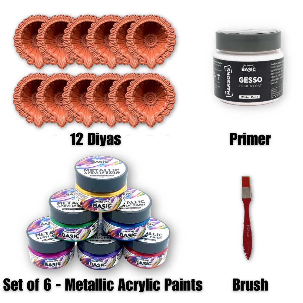 Diya Painting Kit | Diwali Essentials