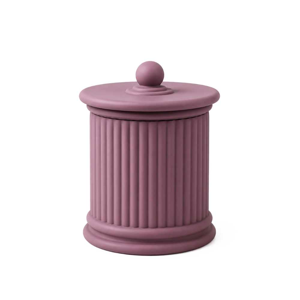 Roman Pillar Storage Jar Silicone Mould |  For Concrete | Jesmonite®️