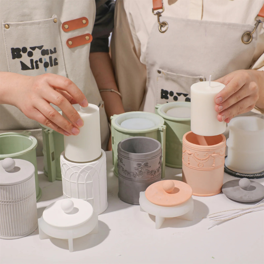Boowan Nicole: Traces of the Palace Candle Jar Silicone Mold