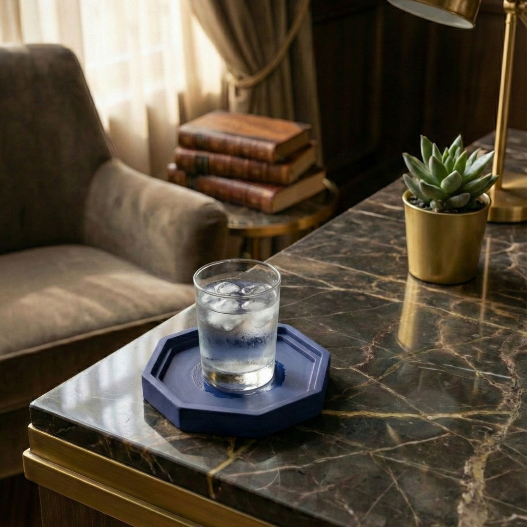 Octagon Trinket Tray Silicone Mould |  For Concrete | Jesmonite®️| Resin