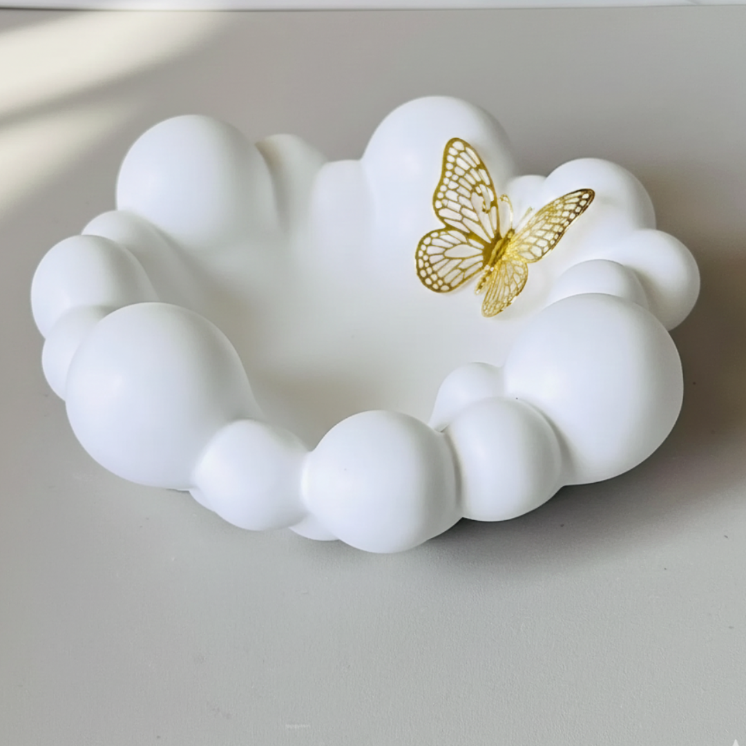 Cloud Trinket Silicone Tray Mould |  For Concrete | Jesmonite®️| Resin