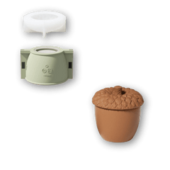 Boowan Nicole: Enchanted Acorn Cottage Candle Jar Mold (3.5 Oz / 7 Oz) - BohriAli.com