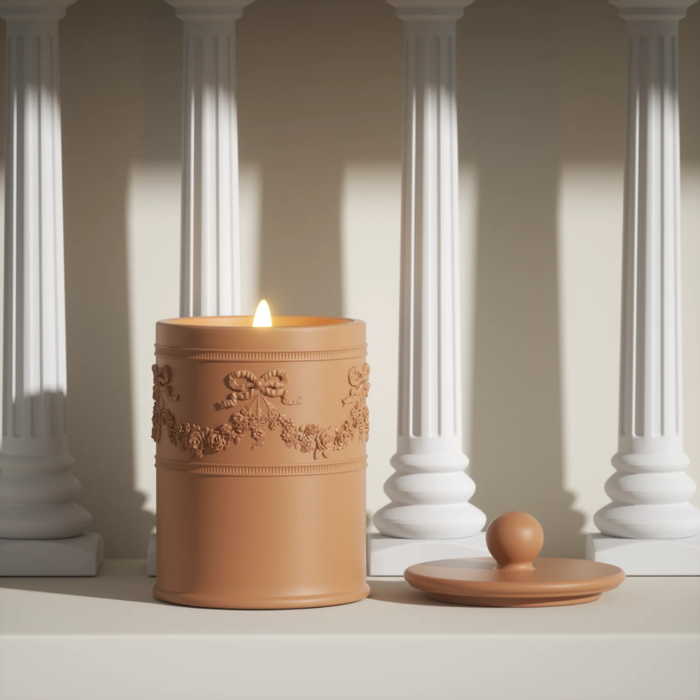 Boowan Nicole: Traces of the Palace Candle Jar Silicone Mold