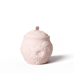 Flower Engraved Candle Jar Silicone Mould |  For Concrete | Jesmonite®️