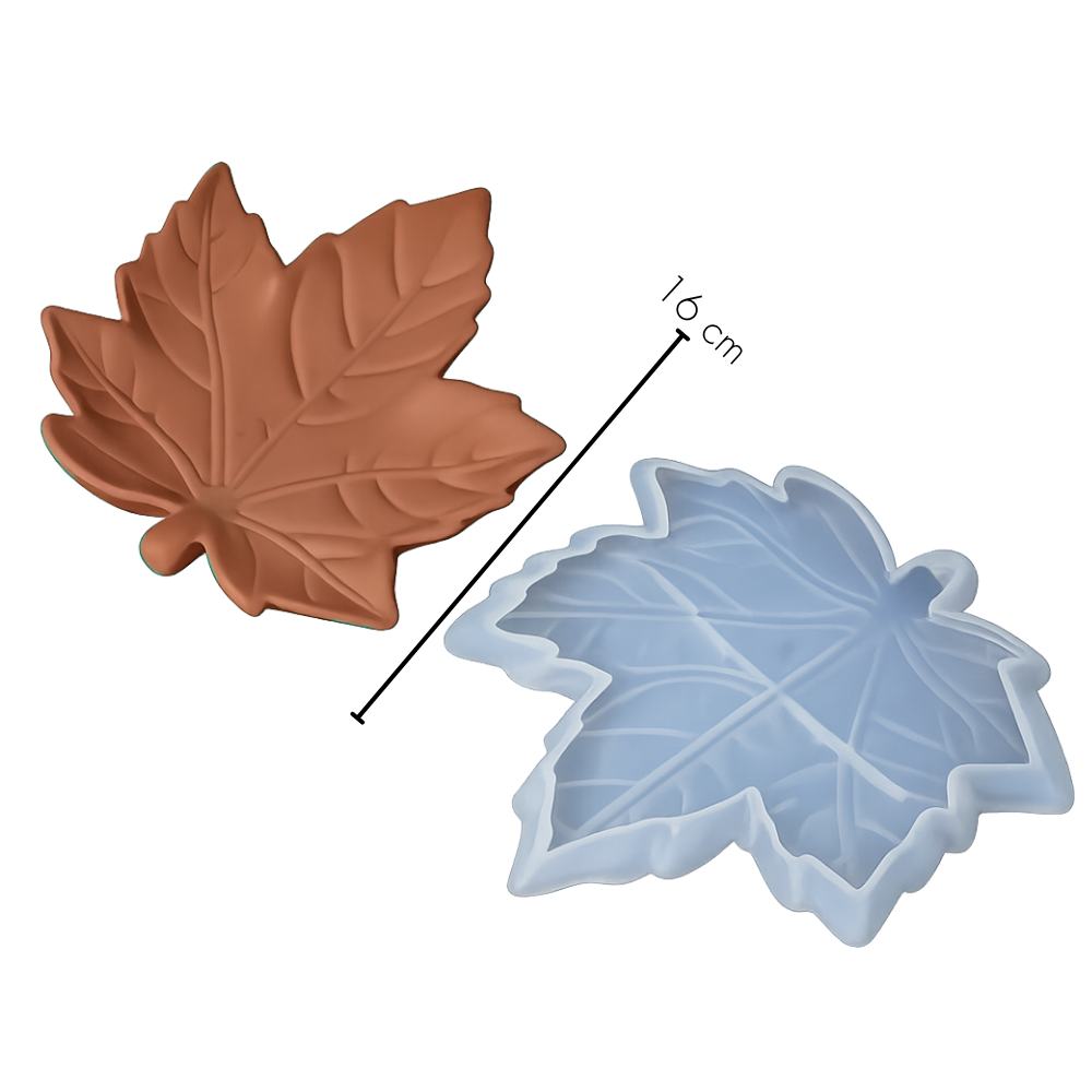 Leaf & Flower Trinket Tray Silicone Mould Collection for Concrete | Jesmonite®️| Resin