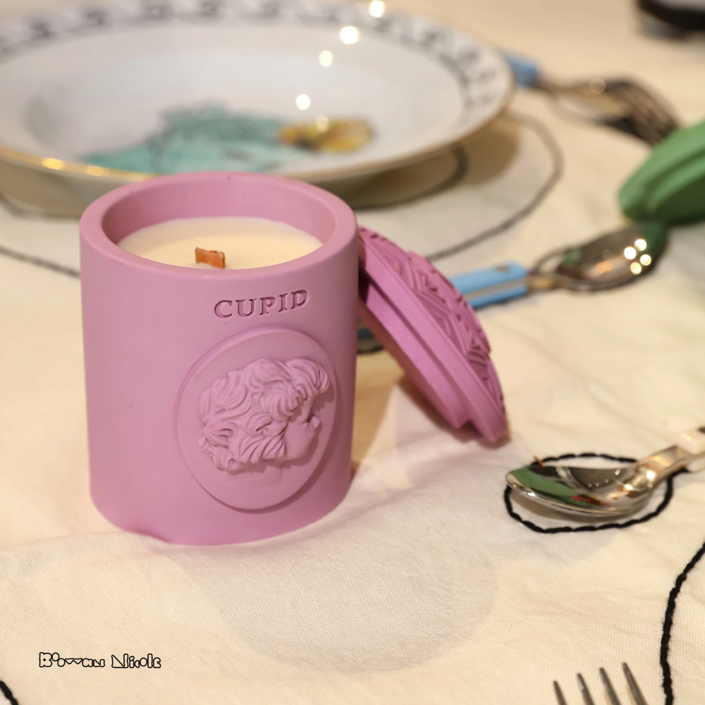 Boowan Nicole: CUPID Candle Jar Silicone Mould