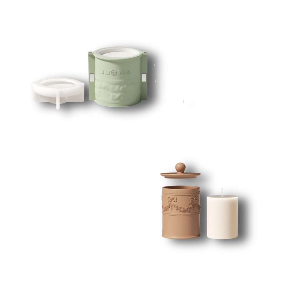 Boowan Nicole: Traces of the Palace Candle Jar Silicone Mold