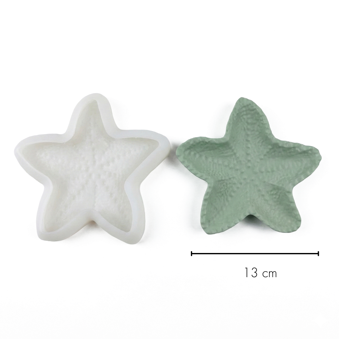 Starfish Trinket Dish Silicone Mould |  For Concrete | Jesmonite®️| Resin