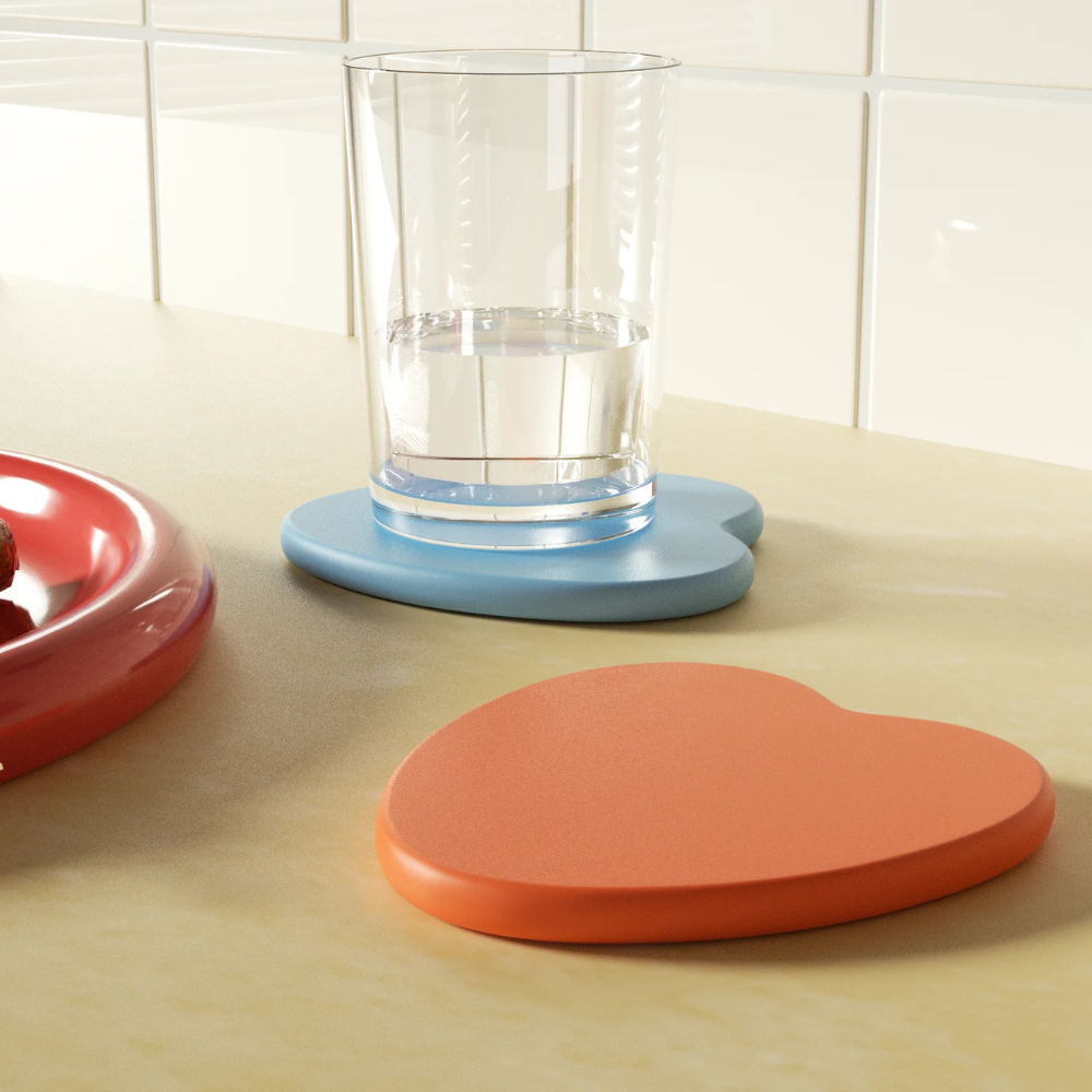 Boowan Nicole: Bubbly Heart Coaster Silicone Mold