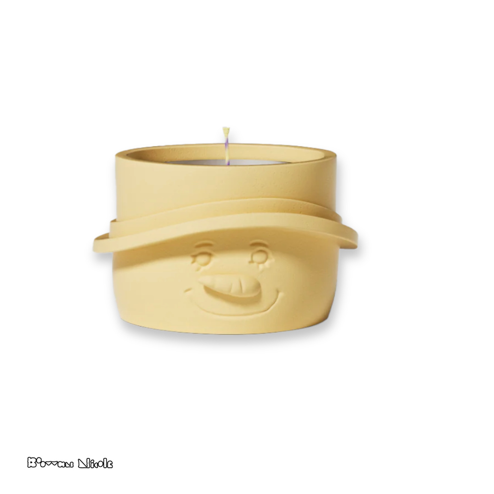 Boowan Nicole: Christmas Snowman Tealight Candle Holder Silicone Mold (SH0960)