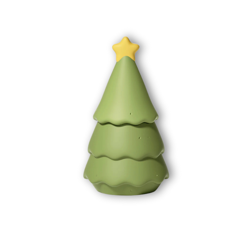 Boowan Nicole:   Starlit Christmas Tree Candle Jar Mold