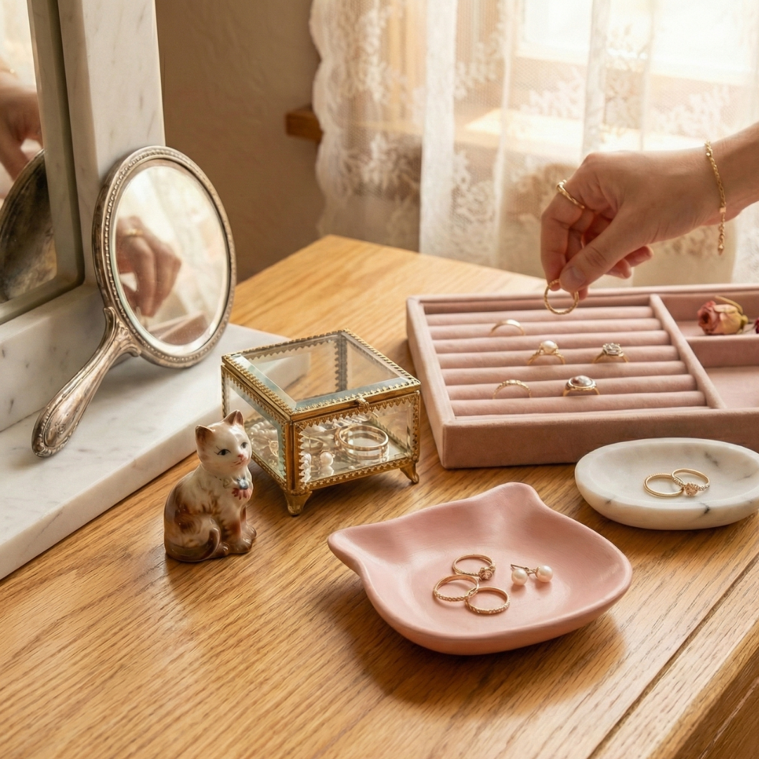Cat Trinket Dish Silicone Mould |  For Concrete | Jesmonite®️| Resin