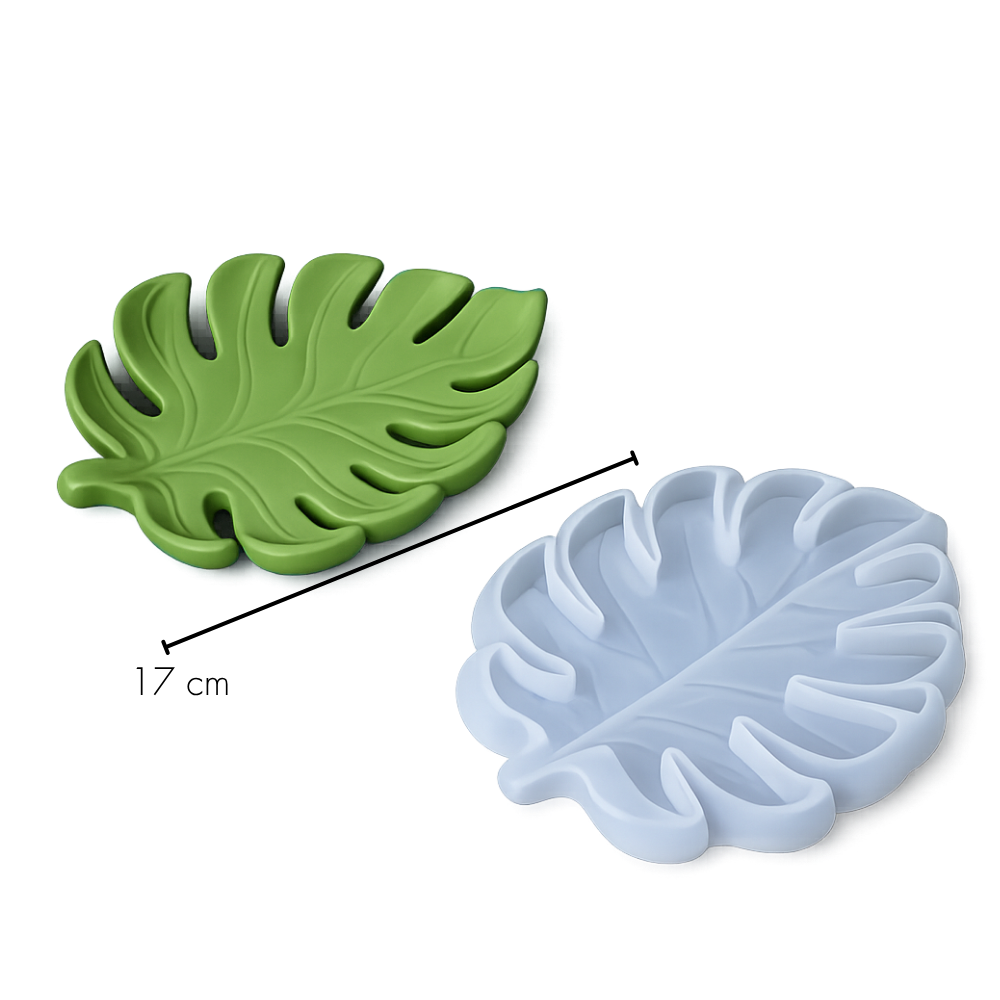 Leaf & Flower Trinket Tray Silicone Mould Collection for Concrete | Jesmonite®️| Resin